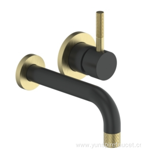 Black Wall Mounted Basin Faucet